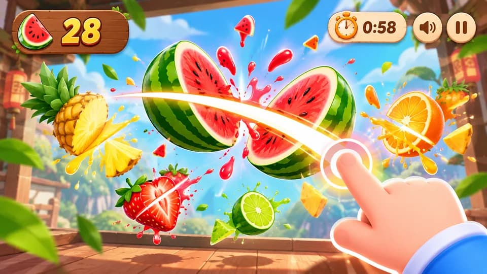 Minh hoạ game Chém Hoa Quả