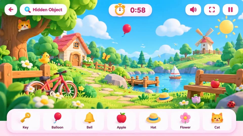 Minh hoạ game Hidden Object